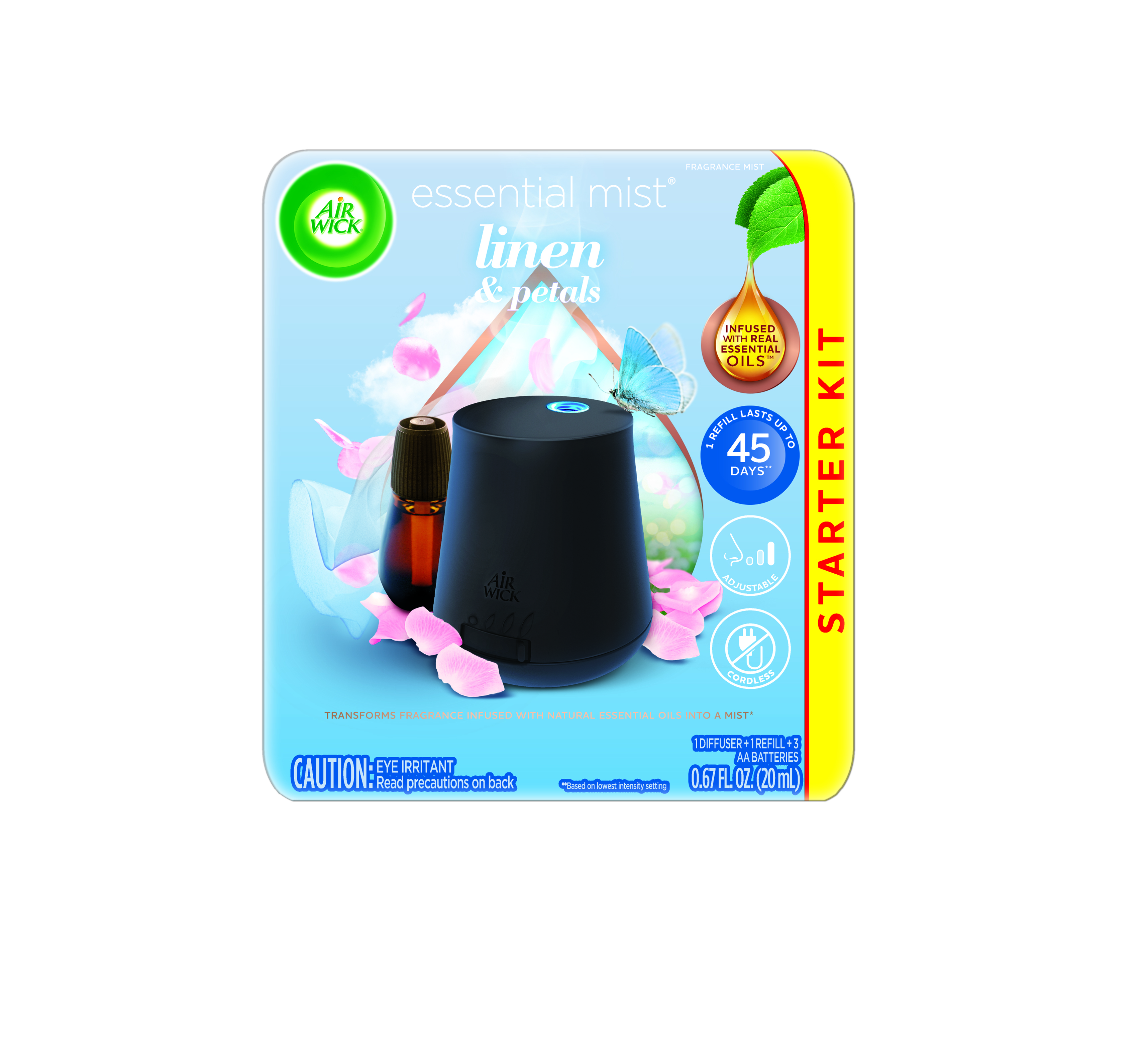 AIR WICK® Essential Mist - Linen & Petals - Kit